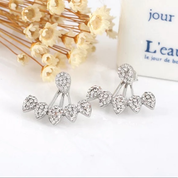 3/$30 NEW! Diamond Hanging Earrings Studs Cute Fashion - Picture 4 of 7